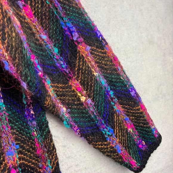 Vintage Carducci Tunic Sweater Womens' Small Oversized Mohair Blend 80's Party - Picture 9 of 15